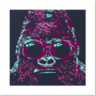 Sketchy Face Gorilla Posters and Art